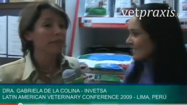 Dra. Gabriela De La Colina – Invetsa. Latin American Veterinary Conference 2009. Lima, Perú