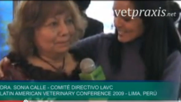 Dra. Sonia Calle – Comité Directivo Latin American Veterinary Conference – Lima, Perú