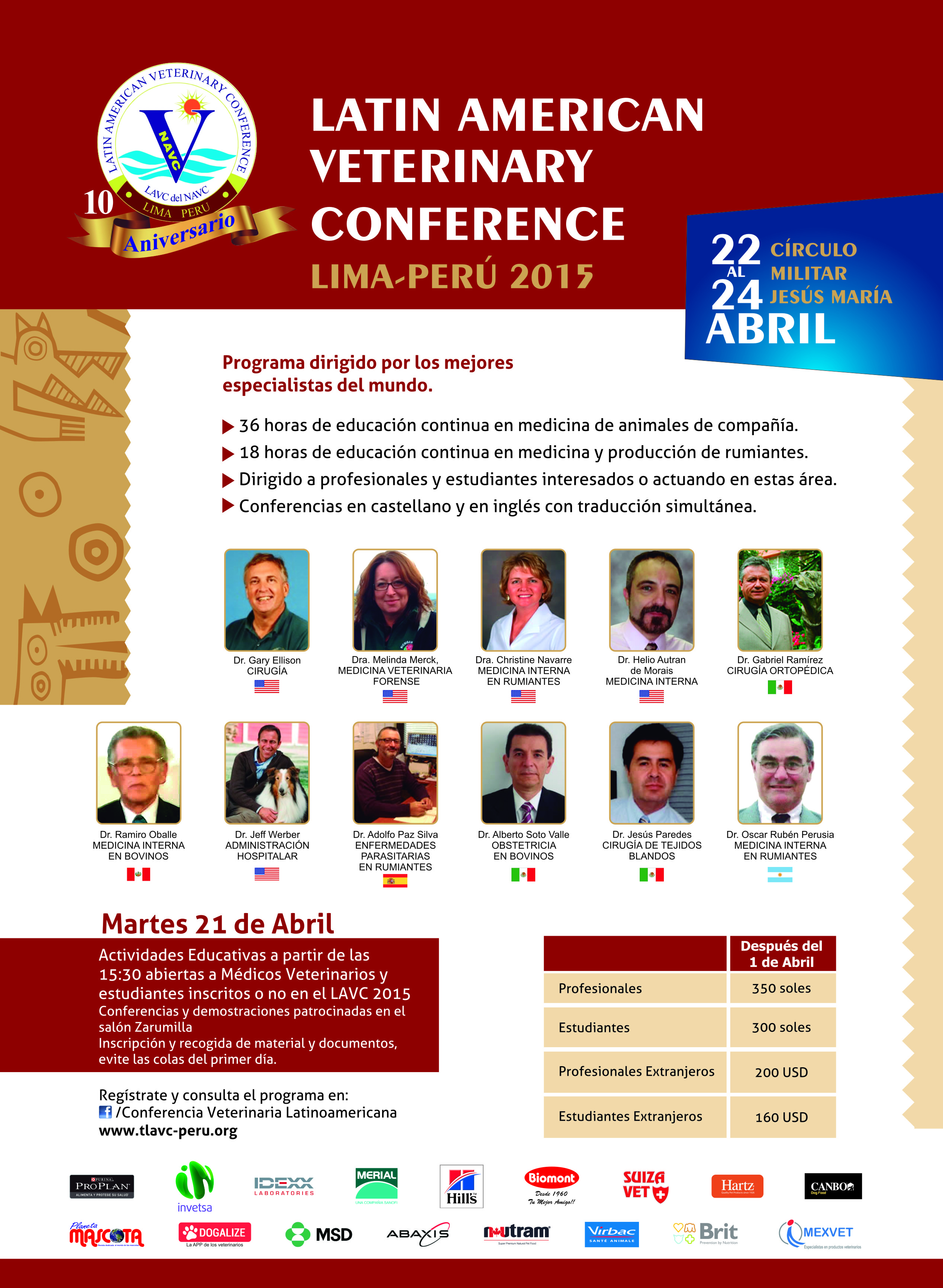 LAVC 2015: Del 22 al 24 de Abril